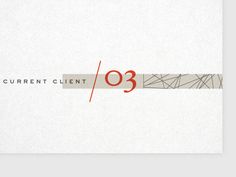 an image of the logo for current client's company, o3 / 3