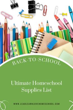 Homeschool Supplies Monthly Reading Logs, Homeschool Portfolio, List To Make, Homeschool Supplies, Calendar Book, Homeschool Elementary, Math Manipulatives, School Supplies List, How To Start Homeschooling