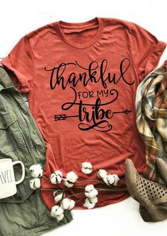 My Tribe, Vinyl Shirts, Thanksgiving Outfit, Diy Shirt, Brick Red, Look At You, Fall Shirts, Outfit Idea