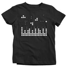 an old school t - shirt that has been made to look like the video game pacman