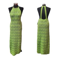 House Of Harlow 1960 Nwt Lime Crochet With Low Open Back Maxi Loose Knit Can Be Worn As Swimsuit Cover Or As A Dress With A Slip. Pearl Button Detail At The Back Lime Crochet, 1960 Dress, Crochet Maxi, Loose Knit, House Of Harlow 1960, Maxi Knit Dress, House Of Harlow, House Dress, Swimsuit Cover