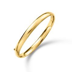 Ross-Simons - 14kt Yellow Gold Polished Bangle Bracelet. 7". Whether you choose to wear one or stack two, three or four - you can't go wrong with our classic, wear-with-everything 14kt yellow gold bangle bracelet! An absolute wardrobe essential with a high-polished finish that gets noticed. Hinged. Extension bar safety. Push-button clasp, 14kt yellow gold bangle bracelet. Classic Wear, Yellow Gold Bangle, Fine Jewelery, Gold Bangle Bracelet, Gold Bangle, Gold Polish, Push Button, Gold Bangles, Bangle Bracelet