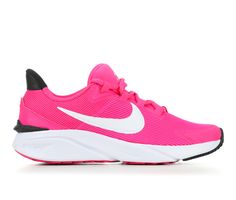 Nike Star, 4 Girls, Big Kid, Active Lifestyle, Big Kids, Girls Shoes, Pink White, Running Shoes, White Black