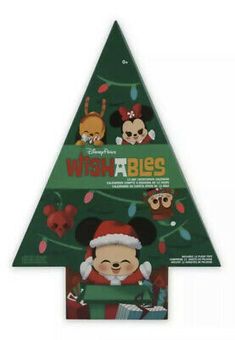 a christmas tree with mickey mouse and other characters on it