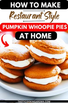 Super Fun Pumpkin Whoopie Pies Recipe for the Holidays