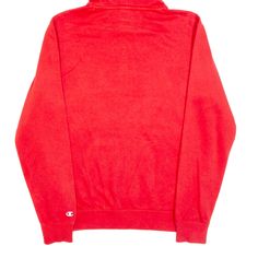 Item is in good used condition. >Size: S >Armpit To Armpit: 21" >Armpit To Cuff: 18" >Collar To Hem: 25" Red Hoodie, Cuff, Collar, Red