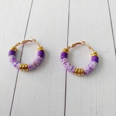 Homemade Beaded Earrings, Perle Plate, Dreamy Jewelry, Rasta Earrings, Hoop Earrings Diy