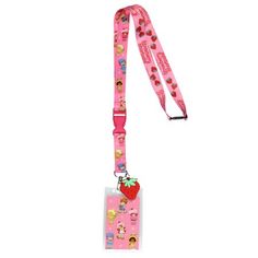 Add a dash of cuteness to your everyday essentials with the Classic Imports Sanrio or Cute Prints ID Badge Holder Lanyard! Whether you like Sanrio characters or prefer classic, girly designs like Strawberry Shortcake, these lanyards will surely charm your heart. These lanyards offer style and functionality, perfect for conventions, trips, cruises, or just keeping your keys and wallet close at hand. Each one features a clear ID sleeve holder with a printed cardboard insert or sticker of your favo Lanyard Badge Holder, Strawberry Shortcake Characters, Sleeve Holders, Cute Prints, Girly Design, All Things Cute, Id Badge Holders, Sanrio Characters, Badge Holder