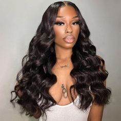 New Loose Body Wave Human Hair 13x4 6x5 Glueless HD Lace Front Wig Popular Barrel Curls Wave Curls Long Hair, Wavy Lace Front Wigs, Loose Body Wave, Barrel Curls, Curls For Long Hair, Waves Curls, Wig Stand, Soft Curls, Hair Quality