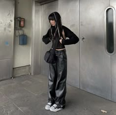 Streetwear Girly Fits, Acubi Aesthetic, Aesthetic Archive, Autumn Core, Polyvore Clothes, Green Matcha, Crystals Black, Fashion Archive