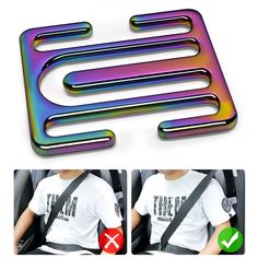 PRICES MAY VARY. 【Function】The seatbelt adjuster makes your seat belt fit on your shoulders stably, avoiding the friction between the seat belt and the face and neck, which may cause injury 【Material & Crafts】Our seat belt clip is made of metal, which is stronger than the plastic adjuster, and will not be deformed or damaged; The outer layer is electro-galvanized alloy to avoid sweat corrosion 【Declaration】Our product will not affect the protective function of the seat belt; On the contrary, thr Seat Belt Adjuster, Material Crafts, Drivers Education, Fat Man, Car Wheels, Belt Clip, Amazon Gift Cards, Car Care, Seat Belt