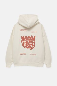 Sweatshirt com capuz Warm Vibes Hoodie Design Graphic, Casual Hoodie With Graphic Design For Streetwear, Cotton Hoodie With Graphic Print, Merch Ideas Design, Cotton Hoodie With Screen Print For Streetwear, Streetwear Cotton Sweatshirt With Graphic Design, Inspirational Cotton Hoodie For Streetwear, Cool Merch Ideas, Hoodie Design Inspiration