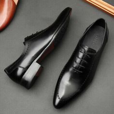 (eBay) Mens Brogue Pointy Toe Real Leather Dress Formal Business Wedding Shoes Oxfords Mens Wingtip Shoes, Mark Williams, Wingtip Shoes, Formal Business, Leather Pattern, Dress Formal, Leather Dress, Boys Shoes, Wedding Shoes