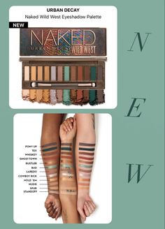 Urban Decay Wild West Palette, Urban Decay Solstice Eyeshadow, Eyeshadow Naked2 Urban Decay, New Eyeshadow Palettes, Urban Decay Naked Palette, Fall Fashions, Eye Shadow Palette, Shadow Palette