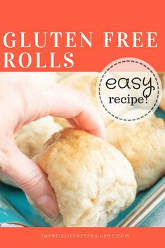 the gluten free rolls recipe is easy to make and are ready in minutes