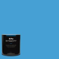 a paint can with the words dynastiy on it in green and black