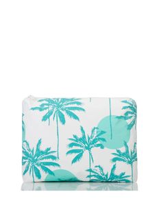 Sun Palm Pool Mid Pouch Aloha Bags Trendy Pouch Beach Bag For Vacation, Rectangular Travel Pouch For Summer, Summer Tote With Removable Pouch, Summer Travel Tote Pouch, Summer Travel Pouch Bag, Rectangular Zipper Pouch Bag For Vacation, Summer Beach Bag Pouch For Vacation, Trendy Beach Pouch Bag, Summer Travel Pouch With Removable Pouch