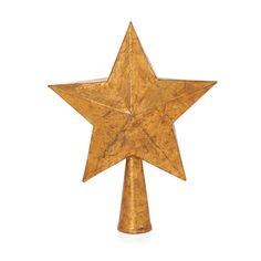 a wooden star on a white background