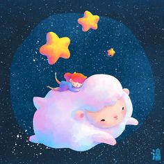 Magical Illustrations By Taiwanese Artist Will Make You Feel Warm Inside Sheep Illustration, Animals Farm, 캐릭터 드로잉, Idul Fitri, Children Illustration, Animal Illustration