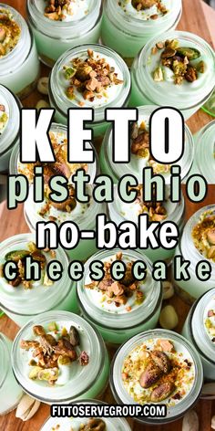 Keto Pistachio No-Bake Cheesecake Keto Pistachio, Keto No Bake Cheesecake, Pistachio Cheesecake, Pistachio Recipes, Diet Recipes Easy, Low Carb Cheesecake, Keto Cheesecake, Low Carb Diet Recipes