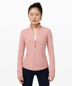 Whether you're up for adventure or ready for downtime, our fan-favourite Define Jacket, powered by Luon™ fabric, has a feel-good fit that can do it all. Define Jacket Luon, Lululemon Outfits, Lululemon Define, Lululemon Define Jacket, Define Jacket, Lululemon Jacket, Women's Hoodies, Pink Pastel, Women Hoodies Sweatshirts