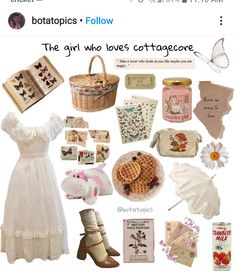 Honey Core Aesthetic Outfits, Princess And Prince Aesthetic, Honey Core Aesthetic, Cottage Goth Aesthetic, Grandma Core Fashion, Core Aesthetic Outfits, Honey Core, Cottagecore Things, Cottage Core Picnic