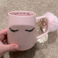 Cute Eye Lash Mug Very Cute Eyelash Mugs, Cute Eyes, Eyelashes, Lashes, Mug, Pink, Color