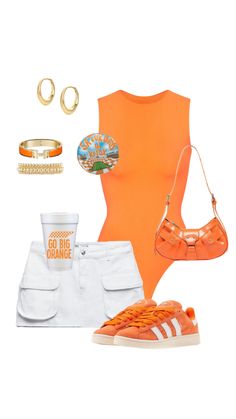 university of tenesee gameday🧡 Auburn Gameday Outfit, Clemson Outfits, College Tailgate Outfit, Gameday Fashion, College Gameday Outfits, Tailgate Outfit, College Game Days