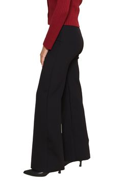 Upgrade your wardrobe with these Neoprene Wide Leg Pants for a sleek contemporary look. Featuring a high rise fit, wide leg, and soft fabric throughout, these pants offer a fitted silhouette for a modern, tailored look and feel. Turn heads with style and confidence! Wide Leg Pant, Fitted Silhouette, Soft Fabric, Leg Pants, Wide Leg Pants, Soft Fabrics, Wide Leg, High Rise, Sleek