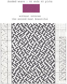 the pattern for this quilt is shown in purple and black with white squares on it