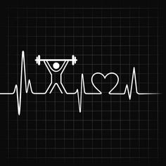 a heart beat with an x - ray on it