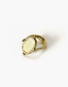 Mahnal Maraya Ring Jewelry Showcases, Golden Ring, In Arabic, Brass Ring, Mirror Mirror, Brass Jewelry, Inspired By Nature, Black Design, Druzy Ring