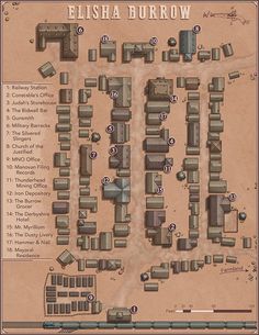 the map for elisha burrow