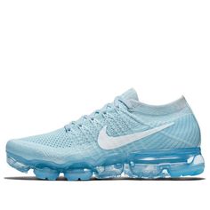 (WMNS) Nike Air VaporMax 'Glacier Blue' 849557-404 (SNKR) Modern Blue Nike Running Shoes, Wardrobe List, Nike Vapor Max, Vapor Max, Nike Vapor, Air Max Women, Air Vapormax, Nike Air Vapormax, Blue Nike