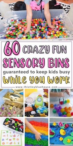 Fun Sensory Bins, Cheap Family Activities, Sensory Bin Activities, Winter Sensory Bin, Sensory Bin Play, Toddler Sensory Bins, Keep Kids Busy, Diy Preschool, Quiet Time Activities