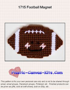 a brown and white stuffed animal with a football on it's face, made out of legos