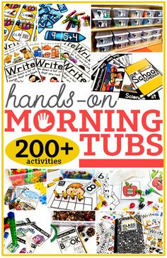 hands - on morning tubs 200 + activities