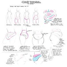 an image of how to draw female butts