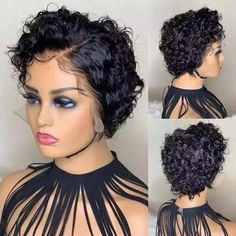 Wig Styling, Natural Hair Wigs, Twist Hair, Short Curly Wigs, Fake Hair, Curly Hair Wig, Pixie Cut Wig, Curly Wig, Short Wigs