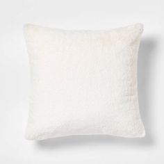 a white pillow on a white background