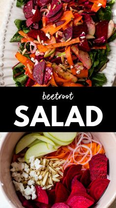 You won’t have a problem eating the rainbow with this Beetroot Salad on your plate. Made with colorful veggies, goat cheese, and a simple vinaigrette, it has everything you need for an unforgettable and refreshing winter side dish!