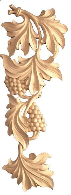 an image of a wood carving design