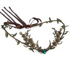 PRICES MAY VARY. All Handmade:The charming moon woodland crown is lushly decorated with multicolored leaves and glittering rhinestones. Our crowns are sturdy and handmade. They are carefully handcrafted with high-quality artificial materials. They appear classy and delicate, and this headband can make you appear more attractive. Adjustable Size: The elf crown fits comfortably on the majority of head sizes, including those of girls and women. The headpiece is adjustable so that it may be bent to Elven Cosplay, Forest Princess, Elf Crown, Moon Crown, Fairy Headband, Nature Crown, Woodland Crown, Fairy Headpiece, Woodland Elf