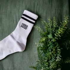 Please note that if you want to embroider an icon, it should not have small details. If you would like to have more text, please choose this listing: https://www.etsy.com/listing/1589699169/custom-embroidered-socks-custom-gift-for?click_key=47630ba136757898af39c400c22f57da3de646e1%3A1589699169&click_sum=abd8f886&ref=shop_home_active_34&crt=1 High quality custom embroidery socks! Composition: 85% combed cotton, 10% polyamide fiber, 5% elastane. These socks are made from combed cotton for a comfor Customizable White Socks As Gift, Customizable White Socks For Gifts, Customizable White Socks For Gift, White Cotton Socks For Gifts, White Cotton Socks As A Gift, White Cotton Socks As Gift, Personalized White Socks Gift, White Socks For Winter Gifts, White Winter Socks As Gift