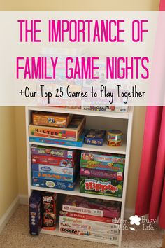 the importance of family game nights is important for parents and their children to play together