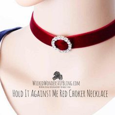 Trendy Red Choker For Party, Trendy Red Party Choker, Trendy Red Choker As Gift, Red Choker For Valentine's Day, Red Adjustable Trendy Choker, Red Round Choker As A Gift, Red Round Choker As Gift, Red Round Choker, Elegant Red Choker For Valentine's Day