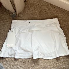 Brand New With Tags, Size 10 Lululemon Play Of The Pleats Tennis Skirt In White. Lululemon Skirt Outfit, Anna Claire, School Clothing, Pleats Skirt, Lululemon Skirt, Pleated Tennis Skirt, Tennis Skirt, School Outfits, Skirt Outfits