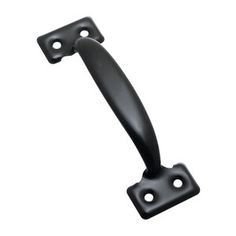 an image of a black handle on a white background