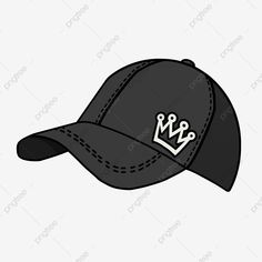 Hat Illustration Drawing, Hats Drawing, Cap Clipart, Cap Png, Cap Illustration, Drawing Hats, Cap Photo, Silhouette Tattoo