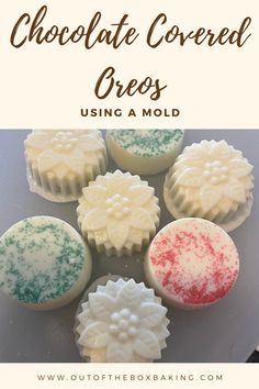 chocolate covered oreos sitting on top of a white plate with the words, how to make